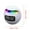 White, variant on AZXY Bluetooth Speaker,Portable Speaker Waterproof,Shower Speaker Bluetooth Waterproof,Smart Wireless Outdoor Speakers with Subwoofer Lights Radio Led Display Alarm Clock for Home Outside