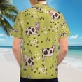 thumbnail image 6 of High Quality Hawaiian Shirts for Men Short Sleeve Aloha Beach Shirt Floral Summer Casual Button Down Shirts Blouses 4I2T89, 6 of 7
