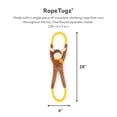 thumbnail image 2 of Juguete de Cuerda para Perros ZippyPaws RopeTugz Duradero con Sonido, 2 of 8