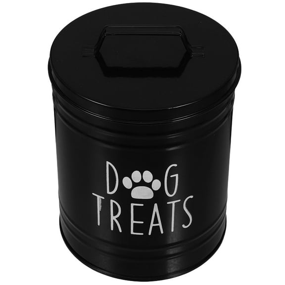 GETAJGHSD Large Dog Treat Container Iron Food Freshness 1Pcs for Kitchen Counter