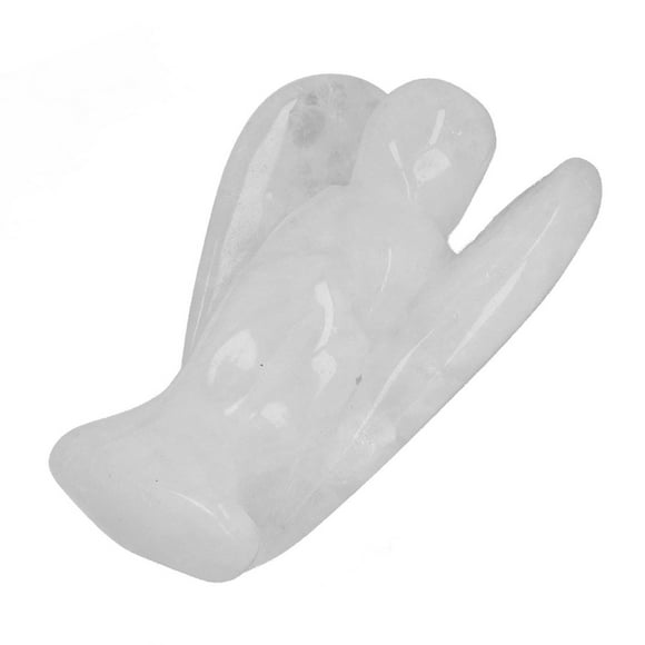 Comfort, Strength, Palm Sized Soother Pocket Angel Figurine, Decorative Piece, Enhances Environment with Crystal Stone for Body Energy Balance and Trauma Care