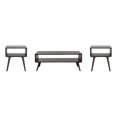 thumbnail image 1 of Elin 3-piece Black Solid Wood Occasional Set, 1 of 5