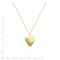 thumbnail image 3 of 14K Gold 1/20 Gold Filled 20mm Diamond Heart Locket Pendant with 18 In Chain, 3 of 7
