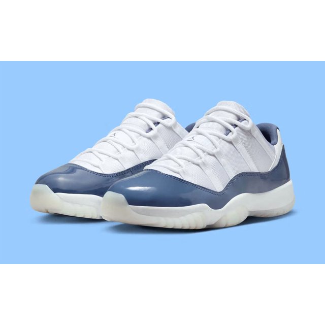 N I-K-E Jo r-dan 11 Retro Low Diffused Blue White FV5104-104 Men Size INSTANTSHIP!