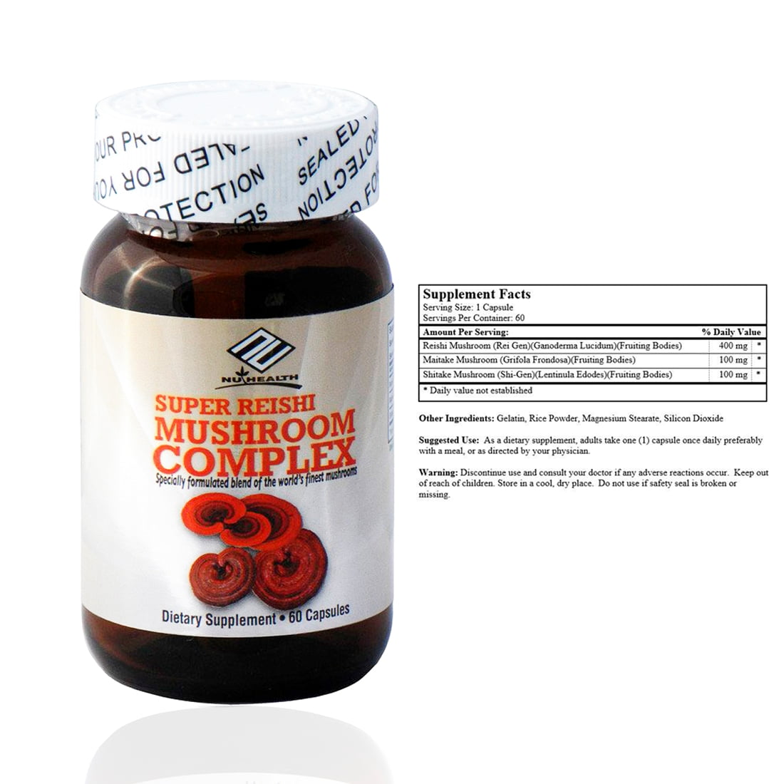 Super Reishi Mushroom Complex (60 Capsules)
