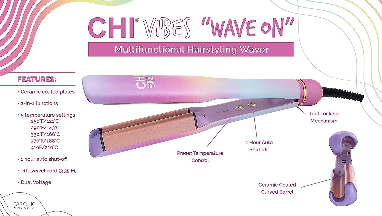 Chi wave iron sale
