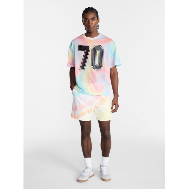 No Boundaries Pride Boxy Fit Mesh Jersey, Men's Sizes XS-5XL No Boundaries Pride Boxy Fit Mesh Jersey, Men's Sizes XS-5XL
