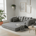 thumbnail image 3 of Homy Casa Convertible Sofa Bed, Multi-Position Floor Sleeper Sofa with High-Density Foam, 3 of 10