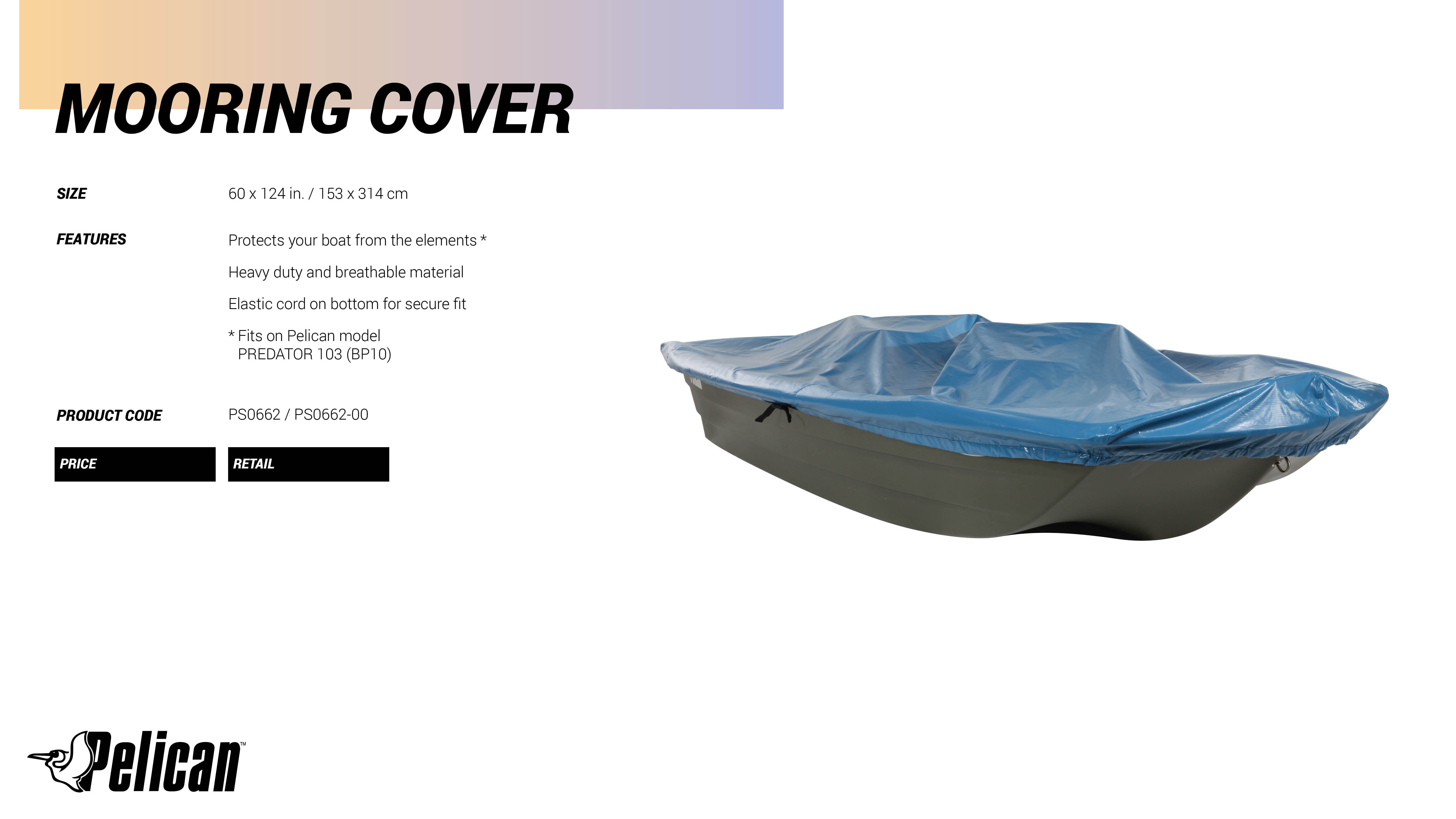 Pelican - Fishing Boat Mooring Cover 