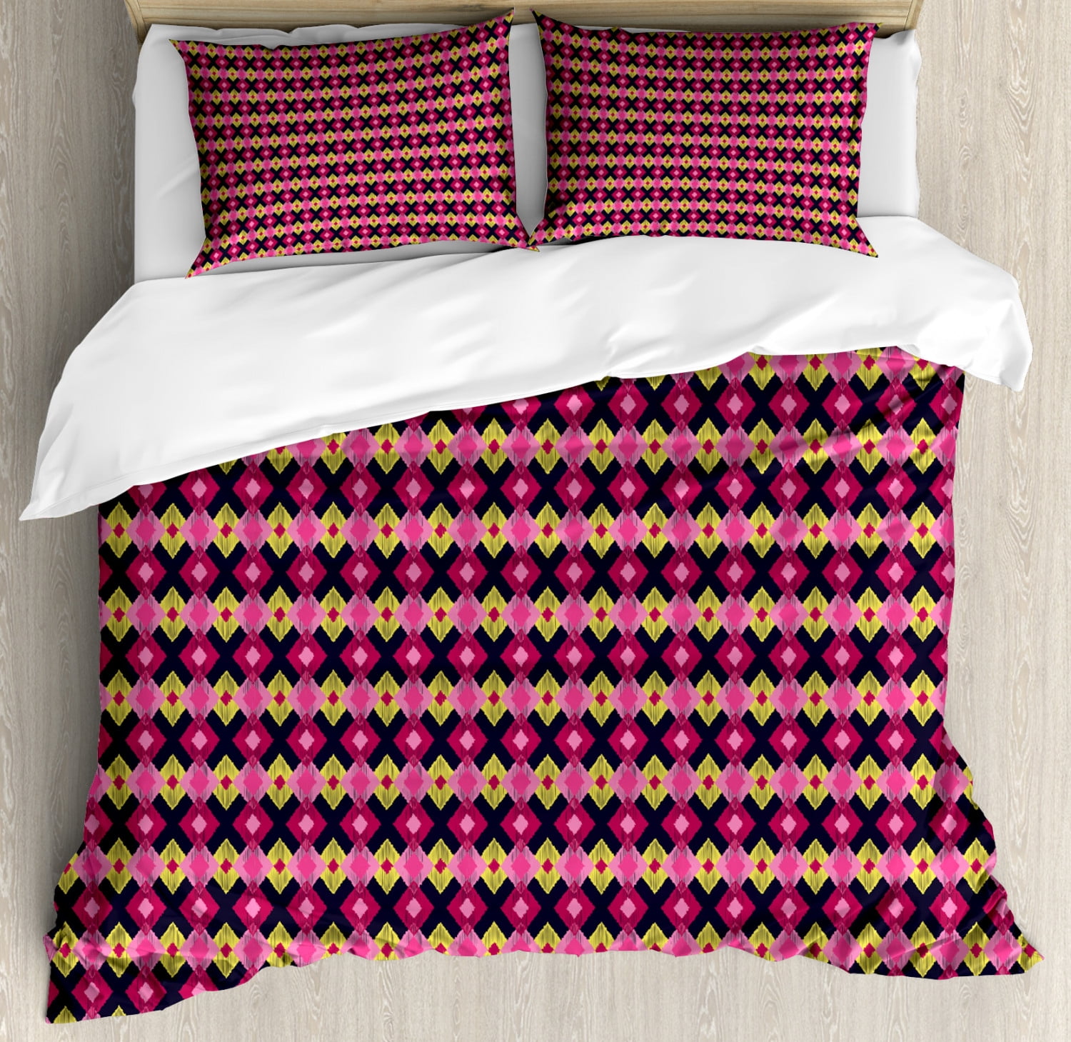 LIMITED EDITION Peace Love Funky Multicoloured Printed Duvet Quilt Cover Set 