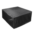 thumbnail image 1 of Funda impermeable para muebles de exterior, 210D, rectangular, para mesa de comedor y sillas, duradera, resistente a los rayos UV, a prueba de desgarros, 1 of 5