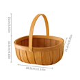 thumbnail image 1 of Fruit Basket Picnic Handbag Storage Baskets Kitchen Home Storage Organization, 1 of 6