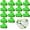 15pcs 25mm, variant on 24pcs Greenhouse Clamps Hoops for 10-12mm PVC Pipe Tubes, Greenhouse Film Clamps Shading Net Rod Clip Garden Hoops for Row Cover, Greenhouse Plastic Sheeting Support, Green (11mm)