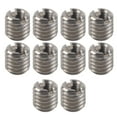 thumbnail image 1 of "10-Piece Stainless Steel Thread Repair Kit - M3/M6 Reducer Nuts for Damaged Threads"  

"High-Quality 303 Stainless Steel Thread Inserts - M3x0.5 to M6x1.0mm for Secure Fixes"  

"Thread Restoration, 1 of 7