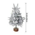 thumbnail image 3 of Christmas Tree Artificial Christmas Pine Tree Mini Christmas Tree Desktop,Bottle Brush Fake Trees with Wooden Base for Table Top Christmas Indoor Home Decor Holiday Party Gifts, 3 of 6