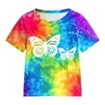 thumbnail image 4 of felwors Girls Summer Outfits 2Pcs Kids Clothes Girls Tie Knot Front Tops T-Shirts and Casual Short Sets 4-7Y (3-4 Years,Yellow), 4 of 6