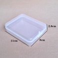 thumbnail image 3 of Xoxingysm Pp Plastic Box Rectangular Transparent Teaching Aids Storage Box,Transparent Storage Container Makeup Puff Hair Clip Small Ornament Organize Case, 3 of 6