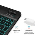 thumbnail image 6 of Keyboard Set for Galaxy A9 Plus 5G Tablet Case Transform Your Tablet into a Laptop with Keyboard and Mouse, 6 of 7
