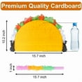 thumbnail image 3 of Whole Sale Deals Jumbo Taco Piñata w/Bat - 15.8x10.5x5in Mexican Fiesta Decor, Cinco de Mayo Candy Game, Taco Tuesday Party Supplies & Kids Birthday Favors, 3 of 9