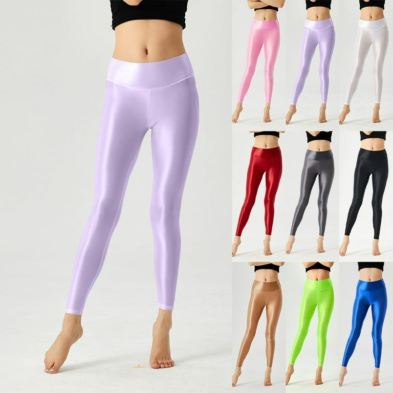 High Stretch Shiny Tights Pilates Sports Leggings Indoor Fitness Glossy  Opaque Pantyhose for Women Sexy Girl Lululemon Leggings - AliExpress