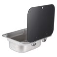 thumbnail image 4 of Stainless Steel Sink,Square Stainless Steel Sink Single Sink Motorhome Kitchen Accessory Streamlined Design, 4 of 14