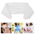 thumbnail image 3 of ColoMX Vestidos de boda de manga desmontables de 2 piezas mangas de tul mangas de malla accesorio nupcial extraíble para ópera y banquetes para fiestas, 3 of 7