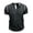 Black, variant on Mens Henley Shirts Short Sleeve Summer Casual Classic Cotton T Shirts Button Shirt