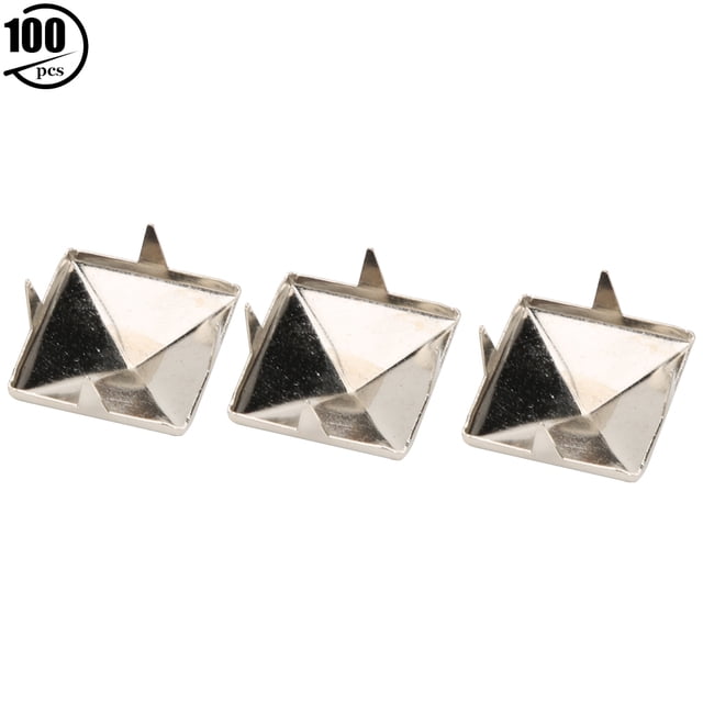Oubit Rivet,100pcs Square Pyramid Punk Pyramid Rivet Decoration Rivet Leading Edge Technology