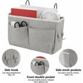 thumbnail image 3 of Bed Pocket 1 Piece Bedside Organizer Bag Hanging Bed Storage Organizer Waterproof Bed Pocket Organizer for Dorm Bed Sofa Magazine Glasses Books Phone, 3 of 5