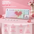 thumbnail image 2 of Teclado Mecánico Inalámbrico YUNZII B87 con 87 Teclas y Retroiluminación RGB, 2 of 9