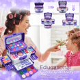 thumbnail image 4 of Kit de maquillaje ROKKES Kids para niñas de 4 a 10 años, no tóxico, 4 of 7