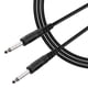 thumbnail image 3 of Cable de guitarra Cable de audio negro para teclado de bajo de guitarra eléctrica, 3 of 6