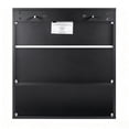 thumbnail image 5 of Ktaxon Fluted Bathroom Cabinet Wall Mount, Medicine Cabinet Storage Organizer with 2 Doors and Adjustable Shelves, Black, 5 of 15