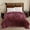 Purple, variant on MERRY HOME 2 Ply Double-side Fleece Blanket, Warm Thick Bed Blanket, Embossed Design Soft Polyester Raschel Blanket, 87"x 94" Bed Blanket for Winter, 10.5 lbs