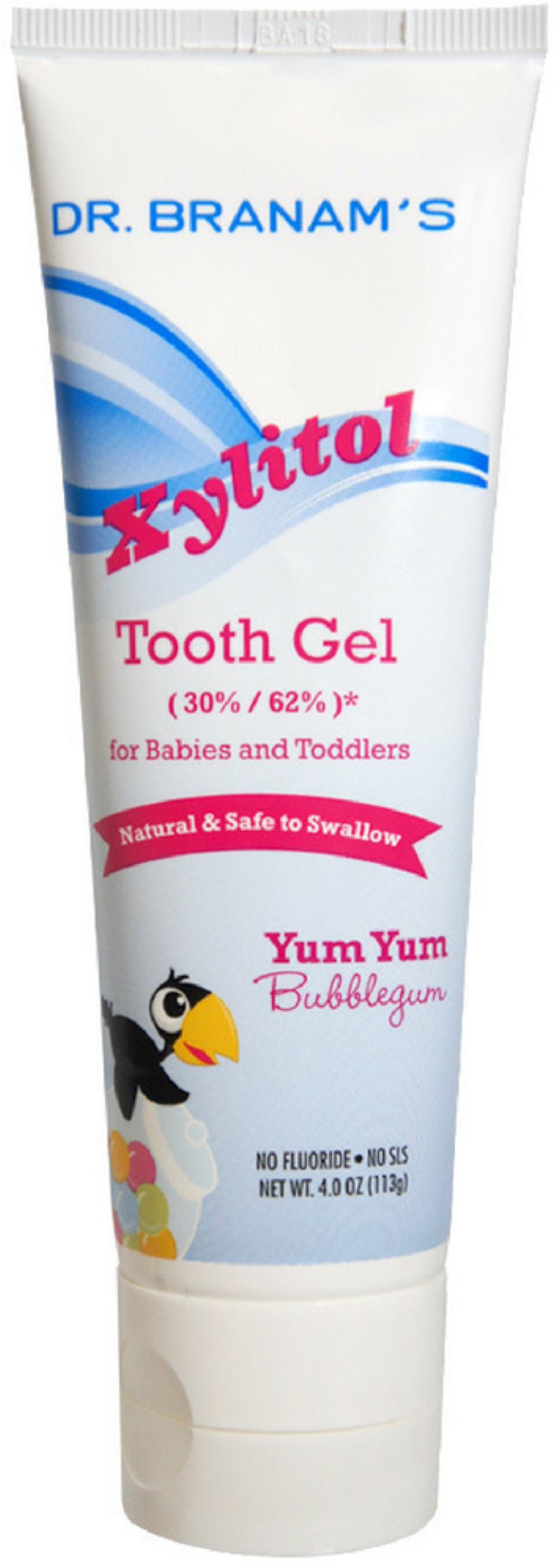 Branam Oral Health Xylitol Tooth Gel for Babies & Toddlers, Yum Yum