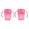Dr. Brown's Cheers360 Sippy Cup, 7oz with Handles - Pink