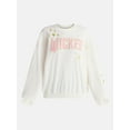 thumbnail image 5 of Wicked, Junior's Graphic Sweatshirt, Logo Stars, Sizes XXS-XXL, 5 of 5