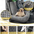 thumbnail image 3 of Asiento para auto para perro MagicFox 51 x 51 cm, suave, lavable, gris, 3 of 7