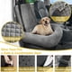 thumbnail image 3 of Asiento para auto para perro MagicFox 51 x 51 cm, suave, lavable, gris, 3 of 7