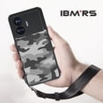 thumbnail image 2 of [Compatible With realme gt neo5 se , Translucent Matte Back Slim Shockproof Phone Cover (Camo Black), 2 of 7