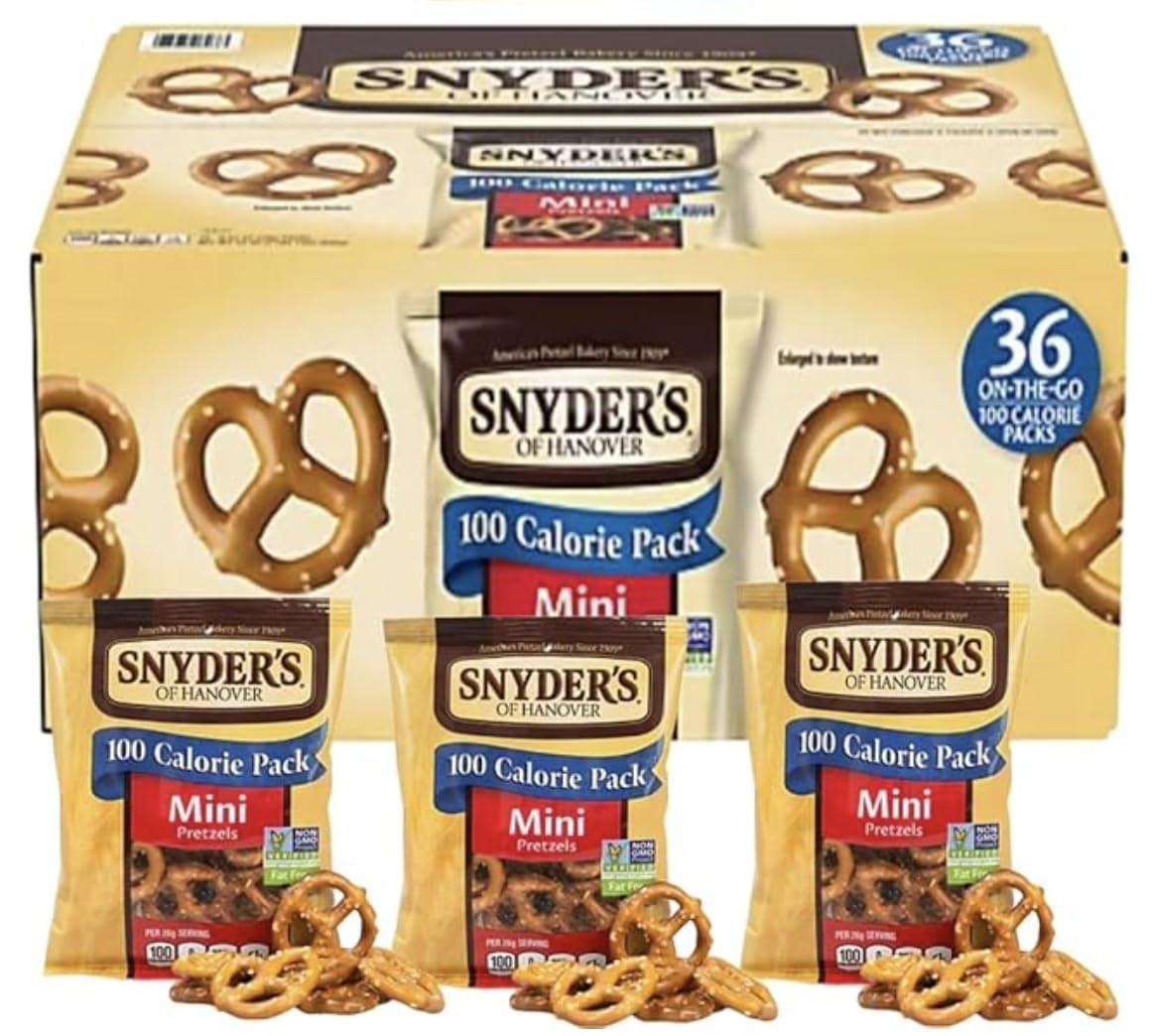 American Gourmet Honey Mustard Pretzel Mini Twists - 8-Ounce Bags (Pack Of 6)