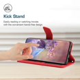 thumbnail image 3 of Ht03 For Xiaomi Redmi Note 13 4G Case Leather Imprinted Phone Wallet Cover With Hand Strap, 3 of 5