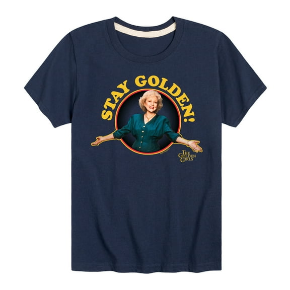Golden Girls - Stay Golden - Toddler And Youth Short Sleeve Graphic T-Shirt