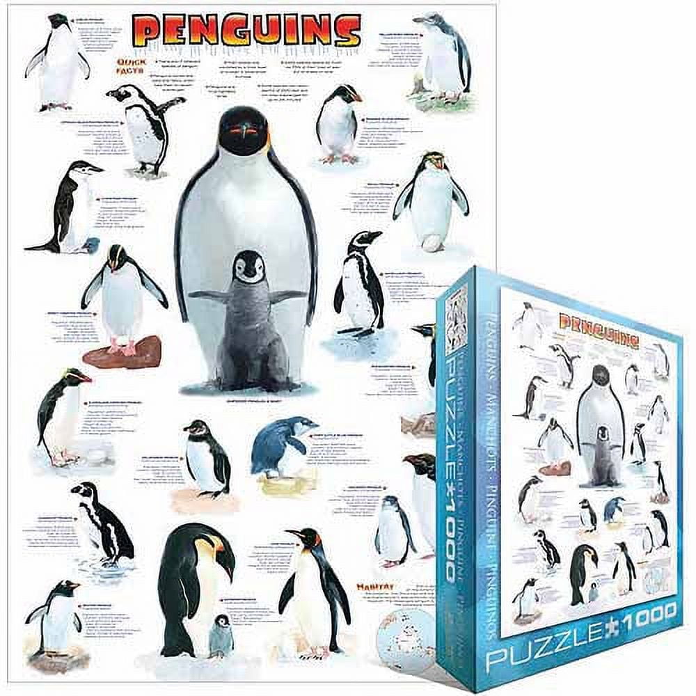 EuroGraphics Penguins Puzzle (1000-Piece) - Walmart.com