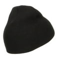 thumbnail image 3 of Mini Cherry Embroidered Short Beanie - Black OSFM, 3 of 5
