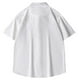 thumbnail image 3 of pstuiky Camisas de manga corta para hombre, Camisa de manga corta con cuello vuelto y botones y bolsillos de color liso a la moda para hombre camisas casuales para hombre l, 3 of 3
