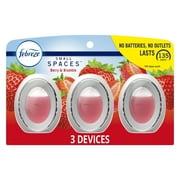 Febreze Small Spaces Air Freshener Berry & Bramble, .25 oz, Pack of 3