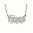 Personalized Sterling Silver or 14k GoldPlated Nameplate Necklace with
