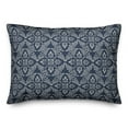 thumbnail image 2 of Creative Products Blue Medallion Pattern 14x20 Indoor / Outdoor Pillow, 2 of 3