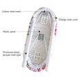 thumbnail image 4 of Tabla de planchar portátil para mesa, patas plegables, cubierta extraíble, puños de planchado, escote para el hogar, apartamentos, viajes , Colorful Macarena Tabla de planchar, 4 of 8
